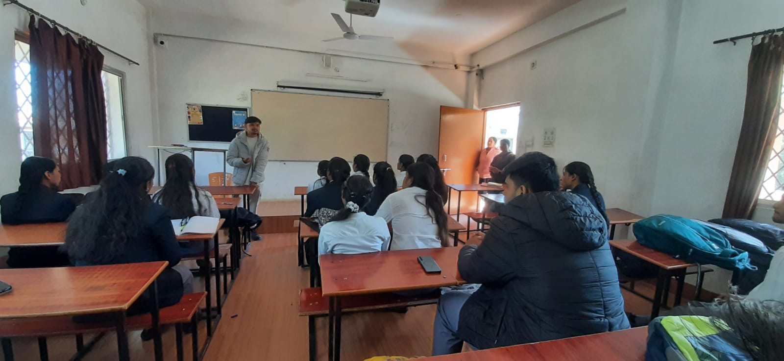 The Department of CA & IT organized an alumni interaction session for junior students of CA & IT (sessions: 2023-26, 2024-27 & 2025-28).